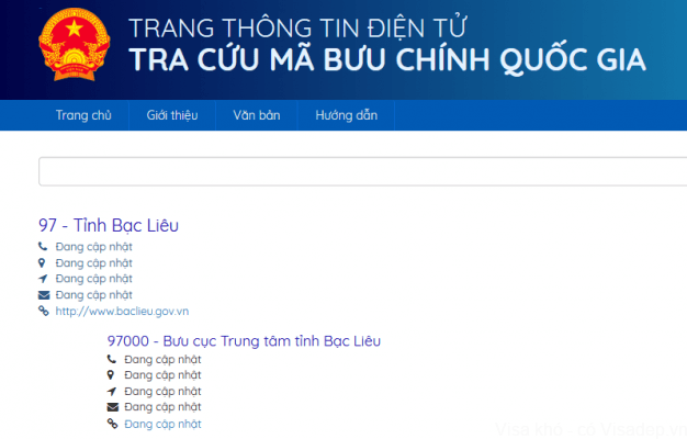 mã bưu chính zip code 626x400 1 Tra cứu mã bưu chính (Zip Code) 63 tỉnh Việt Nam update mới nhất [hienthinam]