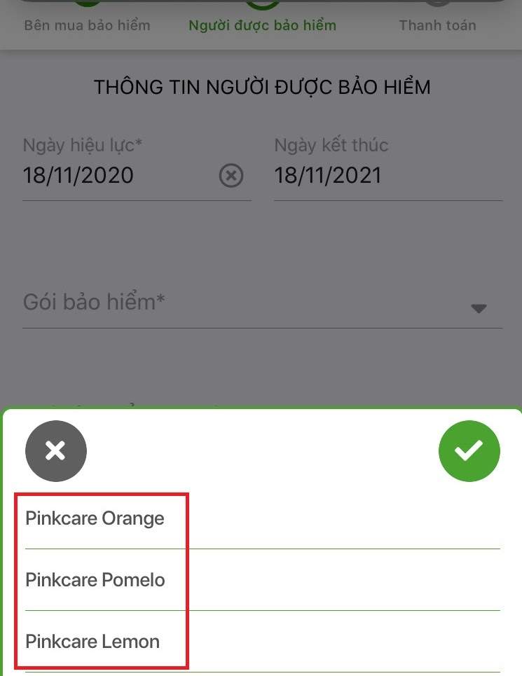 Chọn gói bảo hiểm phù hợp