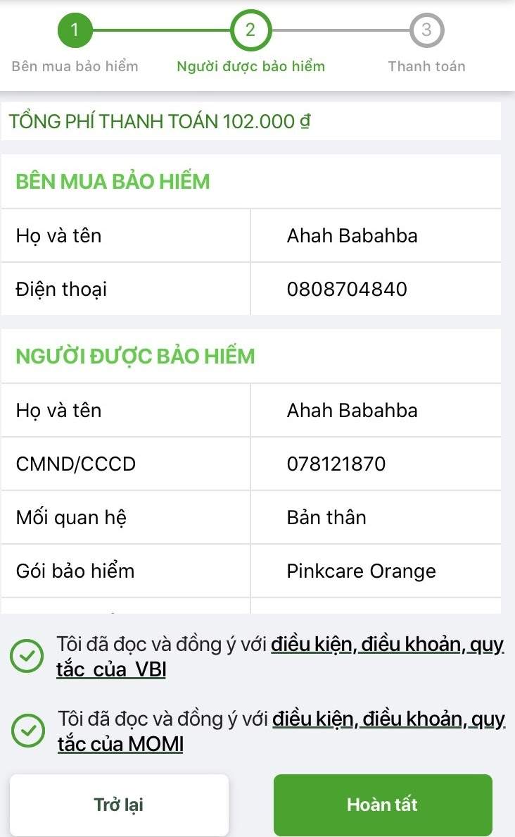 Đồng ý với điều khoản của chương trình