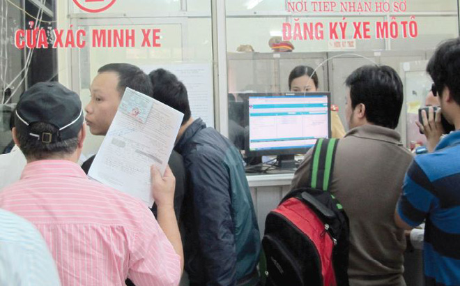 10 ngày nữa, mua xe máy sẽ nộp lệ phí trước bạ qua mạng