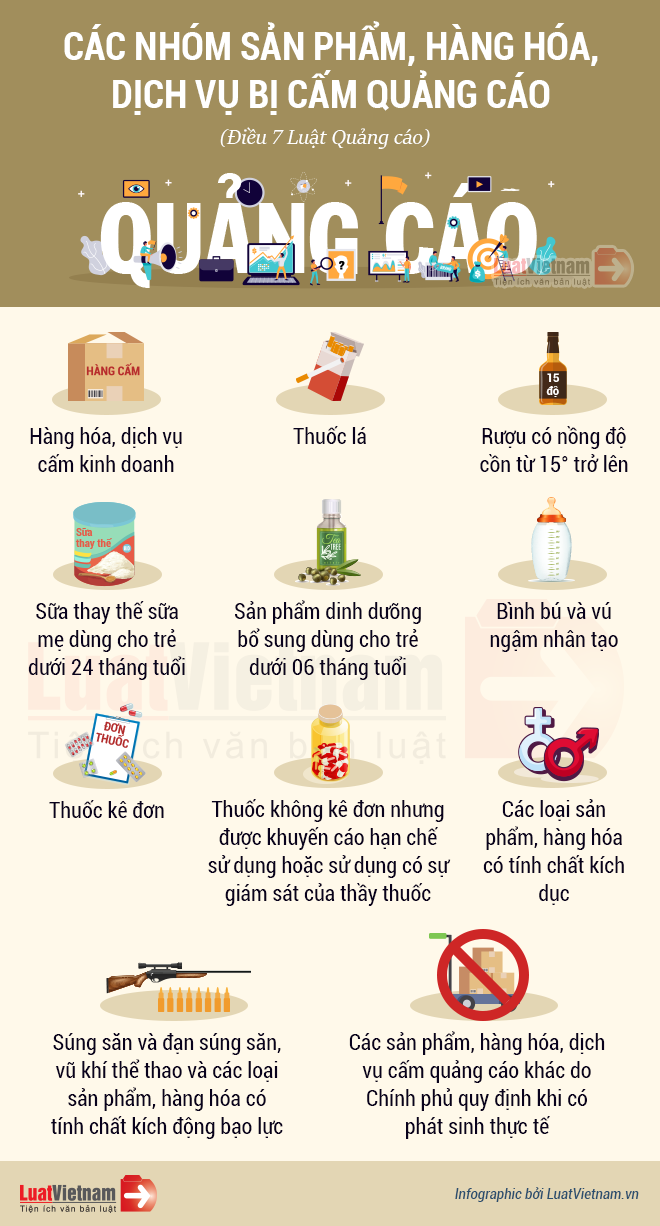 cấm quảng cáo