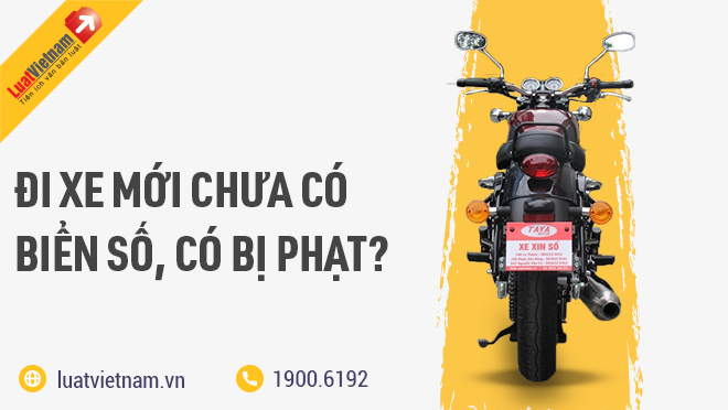 xe moi mua khong co bien so co duoc luu thong