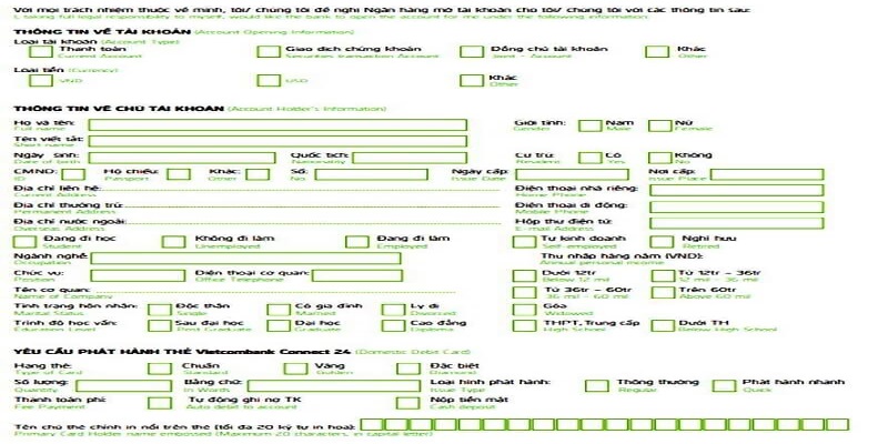 Giấy xác nhận tài khoản ngân hàng là tài liệu cần thiết để xin được visa