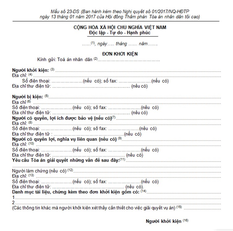 cach viet don xin ly hon