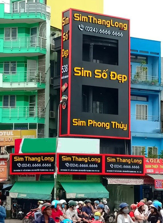 Cửa hàng sim số đẹp Sim Thăng Long tại TP Hồ Chí Minh