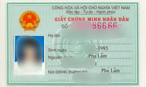 Ảnh CMND xấu, có đổi lại được không?