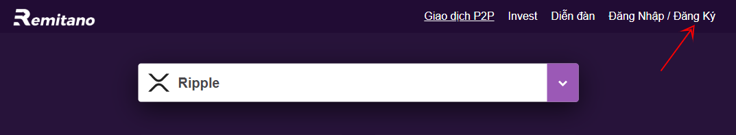 Mở tài khoản trên Remitano