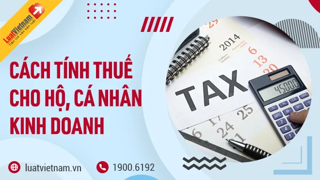 cách tính thuế hộ kinh doanh