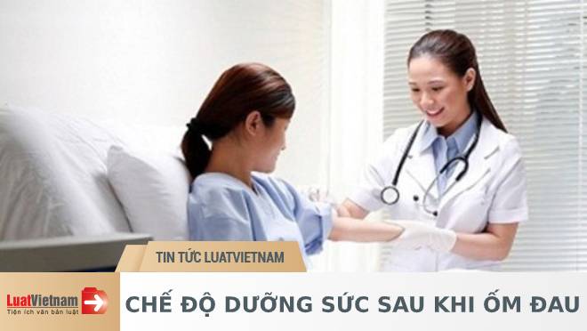 Chế độ dưỡng sức sau khi nghỉ ốm đau 2020