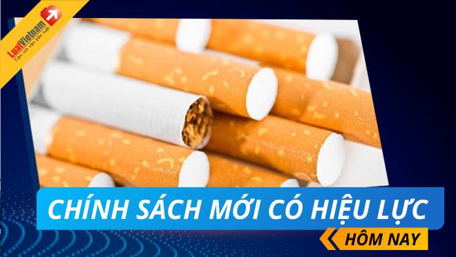 Chính sách có hiệu lực 22/3/2020