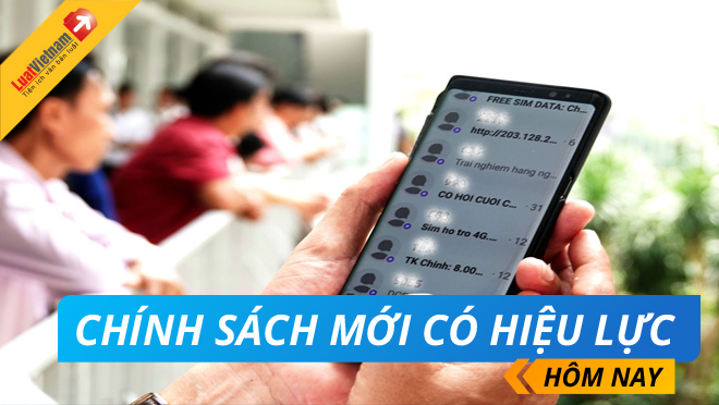 Chính sách mới có hiệu lực 01/10/2020