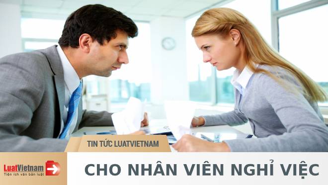 cho nhân viên nghỉ việc