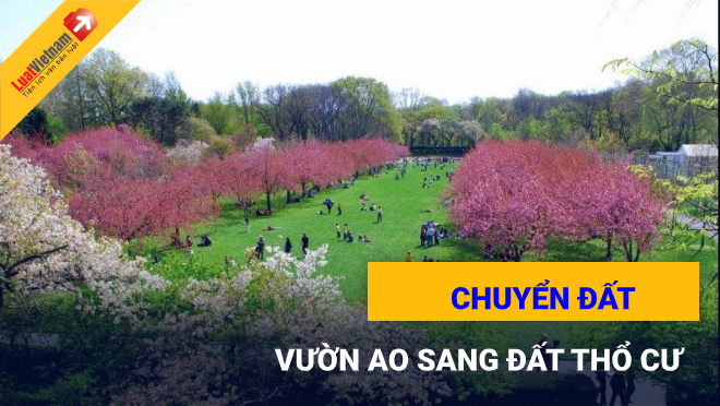 chuyển đất vườn ao sang đất thổ cư