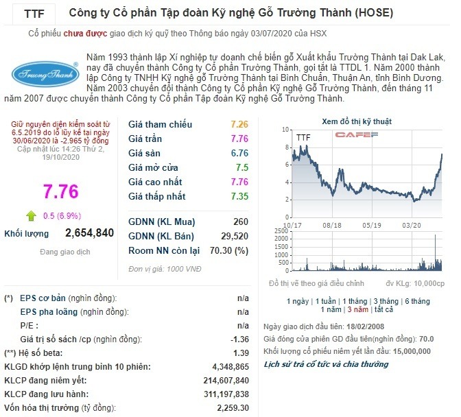 Trả giá hơn 2.200 tỷ không biết nhà đầu tư cổ phiếu TTF kỳ vòng gì?