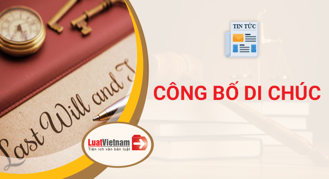 công bố di chúc
