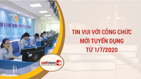 công chức mới được tuyển dụng