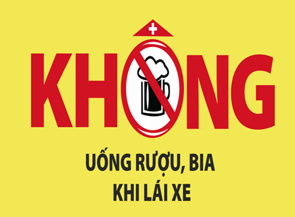 đã uống rượu bia - không lái xe