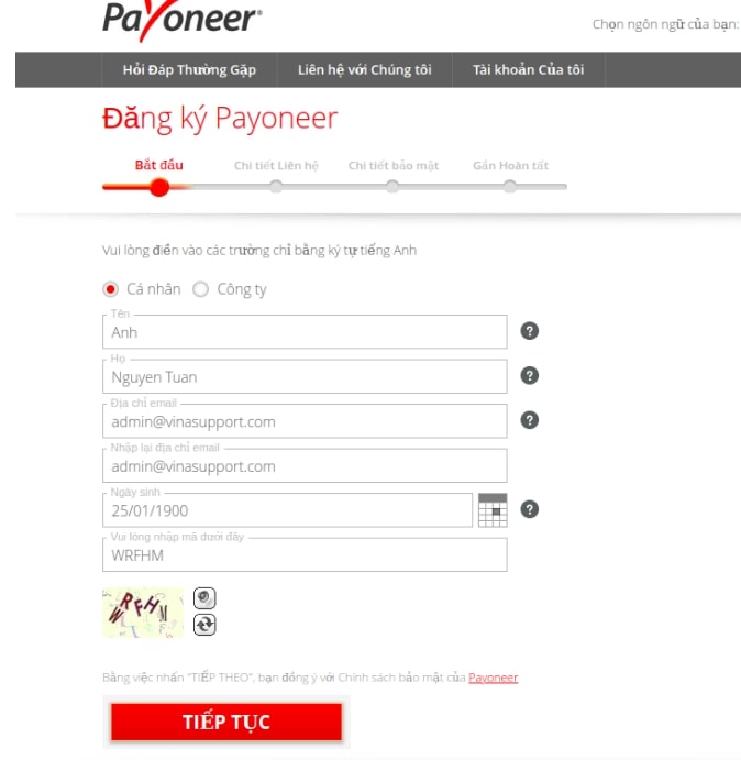 dang ky payooer Payoneer là gì? Cách đăng ký tạo tài khoản, xác minh và rút tiền từ Payoneer về Việt Nam 2021