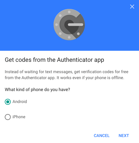 Di chuyển Google Authenticator sang thiết bị mới