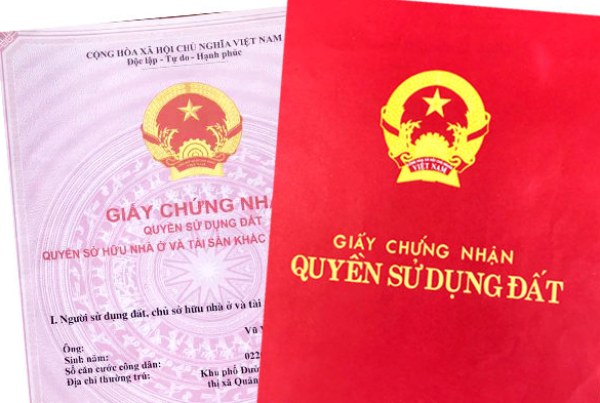 ghi tên sổ đỏ
