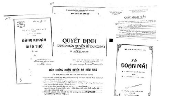 giấy tờ về quyền sử dụng đất để làm Sổ đỏ