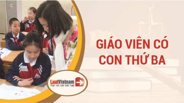 giáo viên sinh con thứ 3
