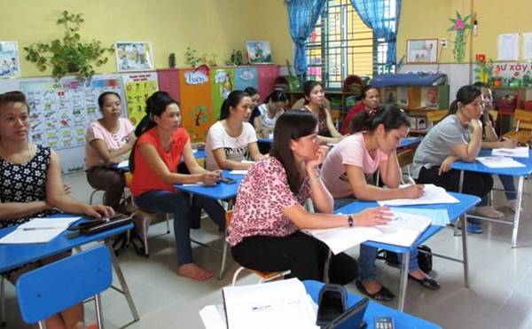 giáo viên mầm non phải bồi dưỡng thường xuyên
