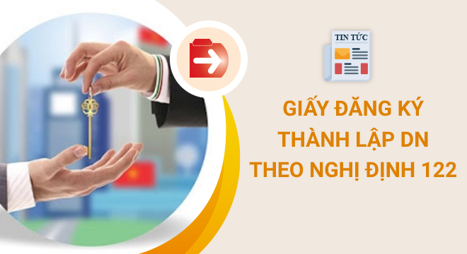 giấy đăng ký thành lập doanh nghiệp mới