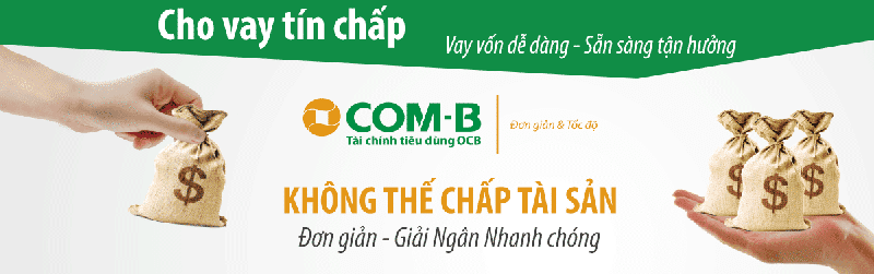 OCB COMB - Khoản vay tiền mặt không cần thế chấp