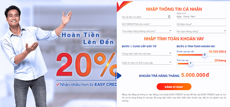 Thủ tục vay đơn giản, lãi suất minh bạch, khoản tiền thanh toán công khai 