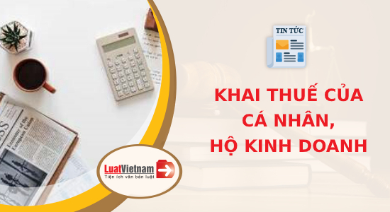 khai thuế cho hộ kinh doanh