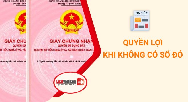 không có sổ đỏ