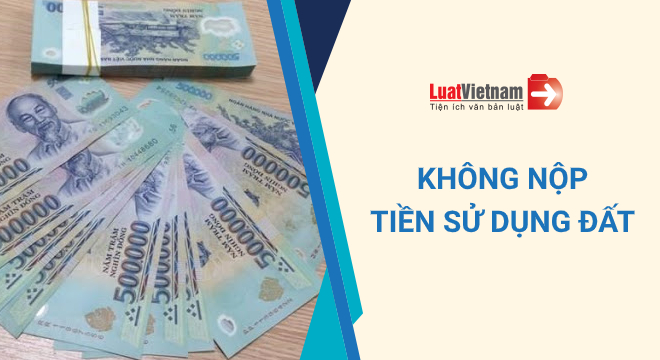không nộp tiền sử dụng đất