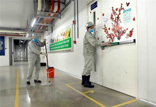 Khử trùng phòng dịch tại các chung cư