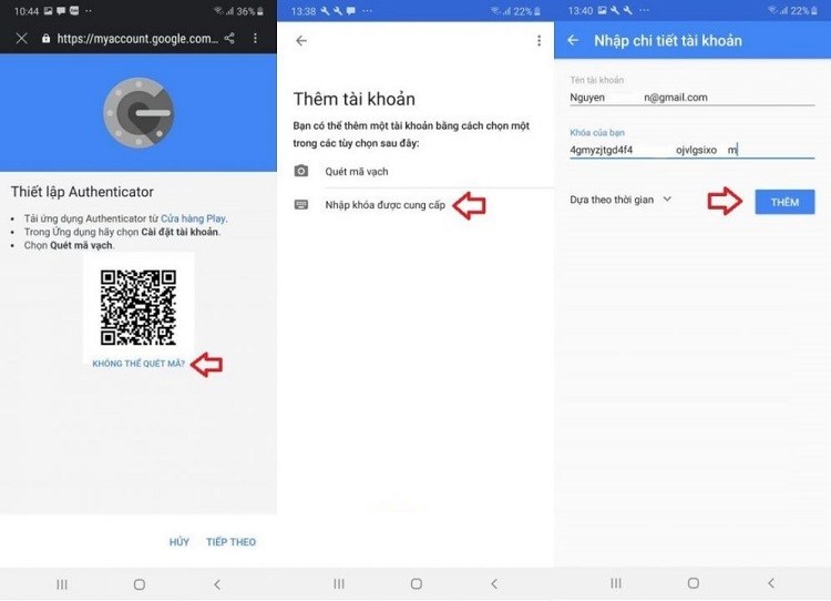 Kích hoạt Google Authenticator cho tài khoản gmail 