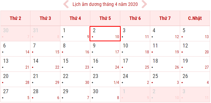 Lịch nghỉ Giỗ tổ Hùng Vương năm 2020