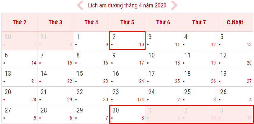 Lịch nghỉ ngày Giỗ tổ Hùng Vương, 30/4, 01/5 năm 2020
