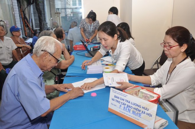 Lương hưu tháng 4, tháng 5 được trả cùng 1 lần
