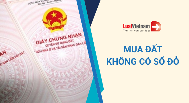 mua đất không có sổ đỏ