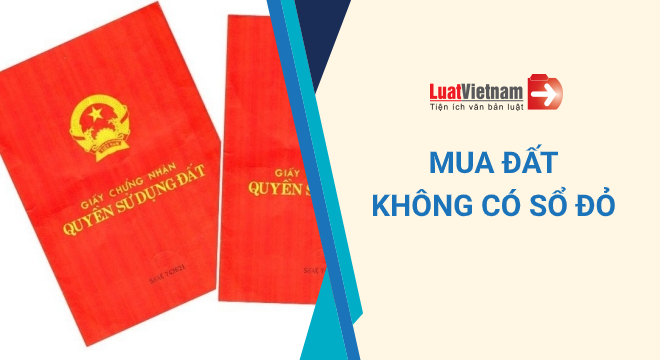 mua đất không sổ đỏ