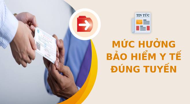 mức hưởng bảo hiểm y tế đúng tuyến