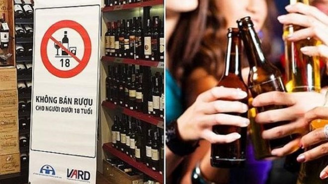 mức phạt khi bán bia cho người dưới 18 tuổi
