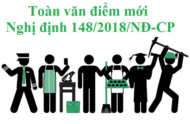 Toàn văn điểm mới của Nghị định 148 hướng dẫn Bộ luật Lao động