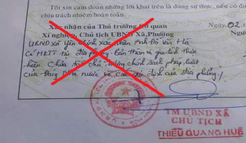 Từ 20/4/2020, không được nhận xét vào sơ yếu lý lịch