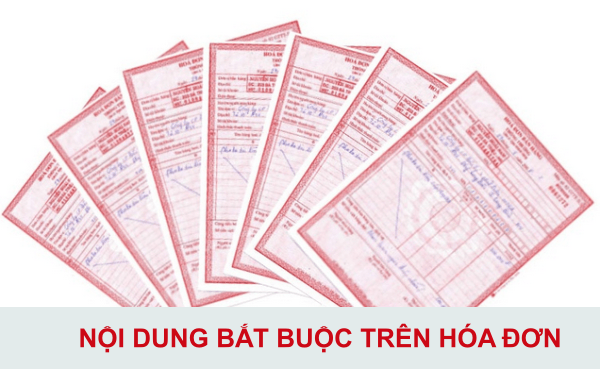 Nội dung bắt buộc trên hóa đơn