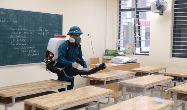 Tăng cường các biện pháp phòng chống nCoV trong trường học (Ảnh minh họa)