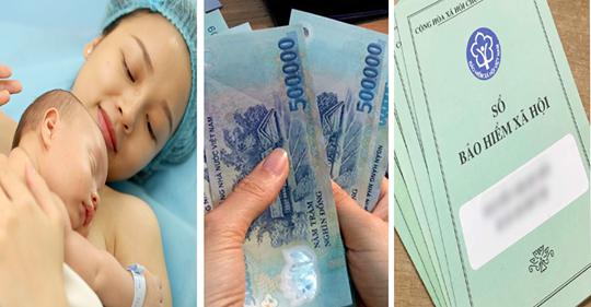 Tiền thai sản tăng khi sinh con từ 1/7/2019