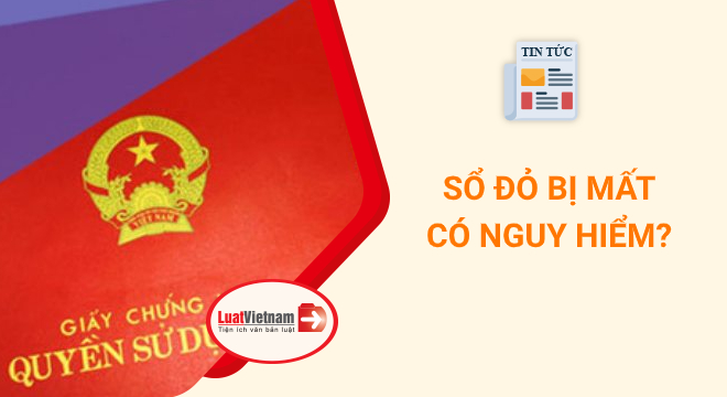 sổ đỏ bị mất