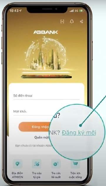 Chọn đăng ký mới