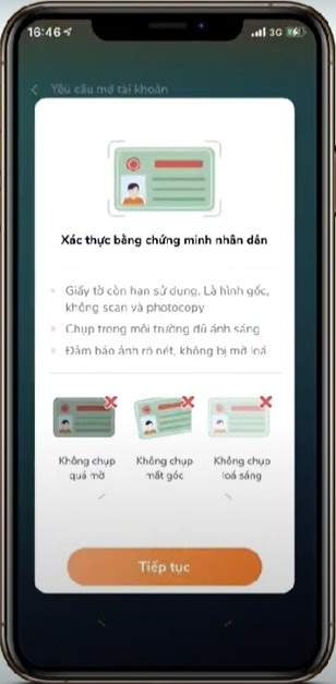 Chụp ảnh giấy tờ tùy thân